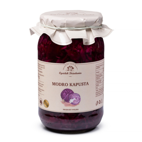 Kapusta czerwona - Modro kapusta OGRÓDEK DZIADUNIA 900ml Kapusta czerwona - Modro kapusta OGRÓDEK DZIADUNIA 900ml