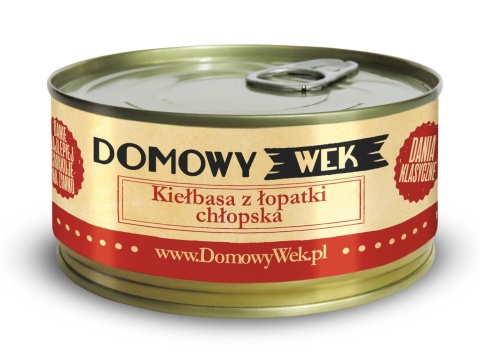 Kiełbasa z łopatki chłopska- konserwa 300g DOMOWY WEK