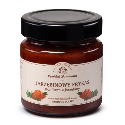 Konfitura z jarzębiny - Jarzębinowy Frykas OGRÓDEK DZIADUNIA 240 g Konfitura z jarzębiny - Jarzębinowy Frykas OGRÓDEK DZIADUNIA 240 g