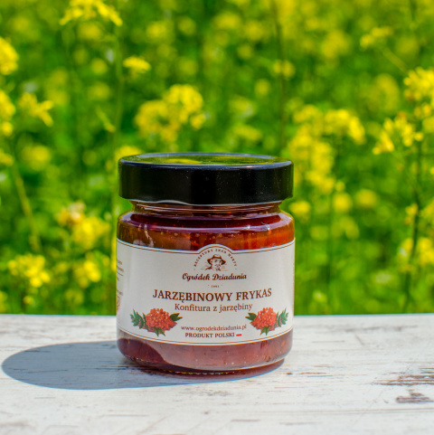 Konfitura z jarzębiny - Jarzębinowy Frykas OGRÓDEK DZIADUNIA 240 g Konfitura z jarzębiny - Jarzębinowy Frykas OGRÓDEK DZIADUNIA 240 g