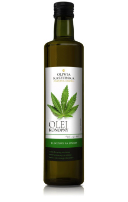 Olej konopny tłoczony na zimno OLIWIA KASZUBSKA 250ml (krótka data 01.06)