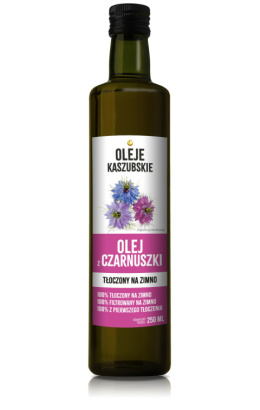 Olej z czarnuszki tłoczony na zimno OLIWIA KASZUBSKA 250ml (krótka data 21.05)