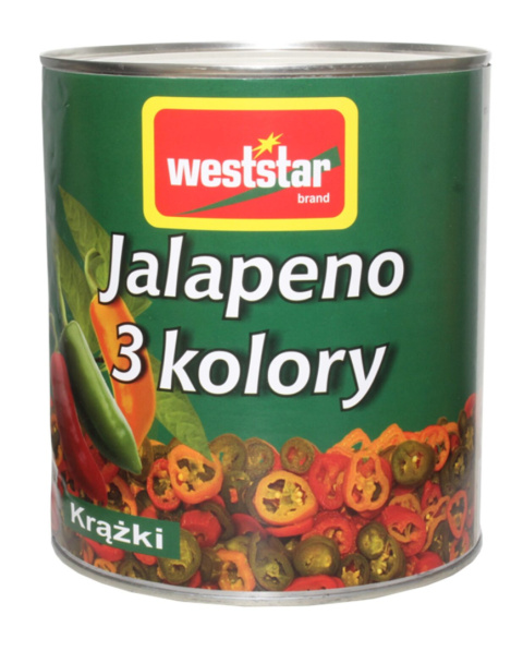 Papryka Jalapeño 3 kolory 2,8kg ! Papryka Jalapeño 3 kolory 2,8kg !