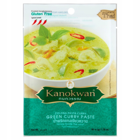 Pasta curry zielona KANOKWAN 50g