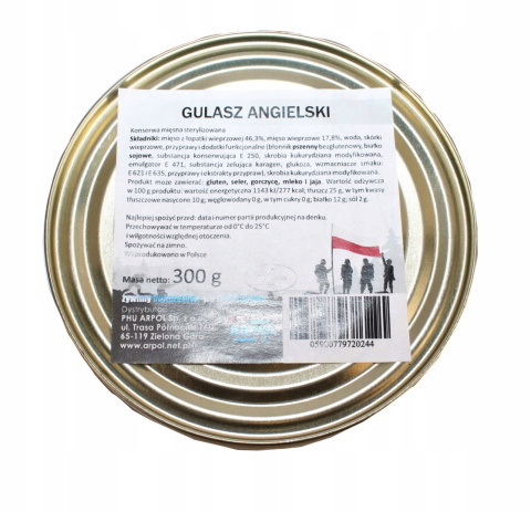 Gulasz angielski 300 g ARPOL Gulasz angielski 300 g ARPOL