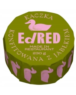 KACZKA KONFITOWANA Z JABŁKIEM 230g