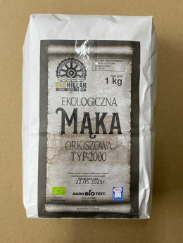 Mąka Orkiszowa Typ 2000 1 kg EKOHILLAR ( krótka data 22.05)