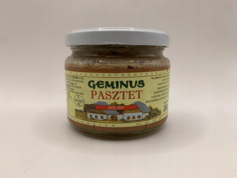 Pasztet wiejski 280g GEMINUS Pasztet wiejski 280g GEMINUS