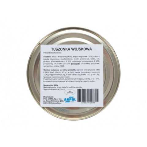 Tuszonka wojskowa 300 g ARPOL Tuszonka wojskowa 300 g ARPOL